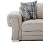 Verona Scatter Back 3 Seater Sofa Mink