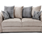 Verona Scatter Back 3 Seater Sofa Mink