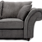 Windsor Full Back Large Corner Sofa Grey Wide Arm