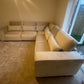 Sloane 2C2 5 Seater Corner Sofa - Beige plush velvet