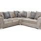 Verona Scatter Back Large Corner Sofa Mink