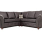 Oakland Large Corner Sofa Charcoal