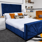 Palermo Bed- Velvet Ottoman Bed Frame
