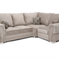 Verona Mink Fabric Corner Sofa Full Back 2c1/1c2