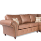 Oakland 2c2 Large Leather Corner Sofa Tan