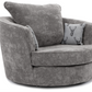 Verona Swivel Chair Grey