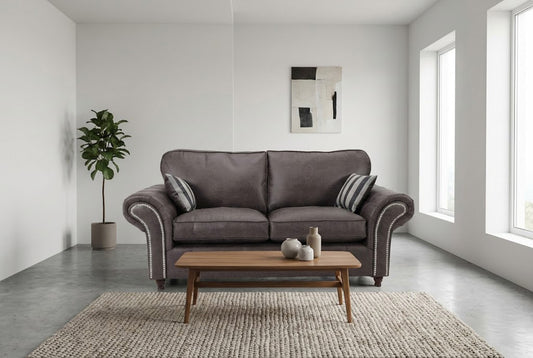 Oakland 3 Seater Sofa Charcoal