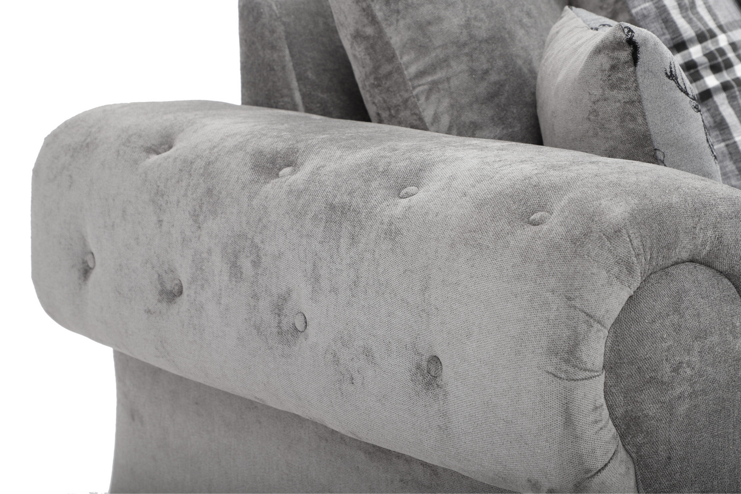 Verona Full Back 2c1/1c2 Grey corner sofa